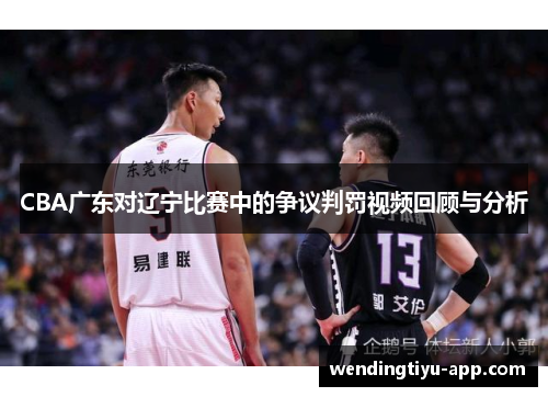 CBA广东对辽宁比赛中的争议判罚视频回顾与分析