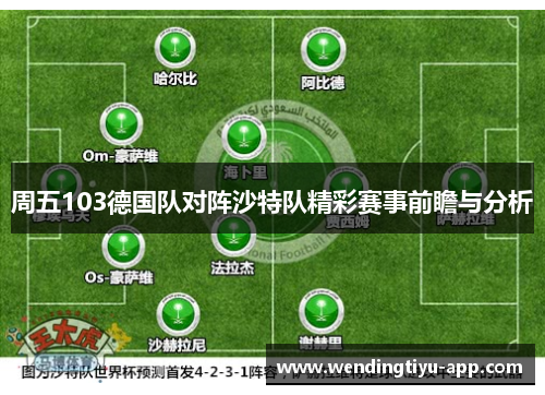 周五103德国队对阵沙特队精彩赛事前瞻与分析