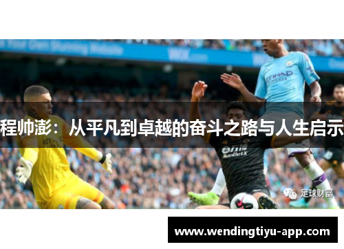 程帅澎：从平凡到卓越的奋斗之路与人生启示